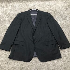 Joseph Abboud Blazer Adult 48R Grey Glen Check Loro Piana Wool Sport Jacket